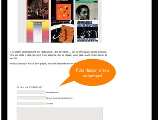 Pots deixar el teu comentari 