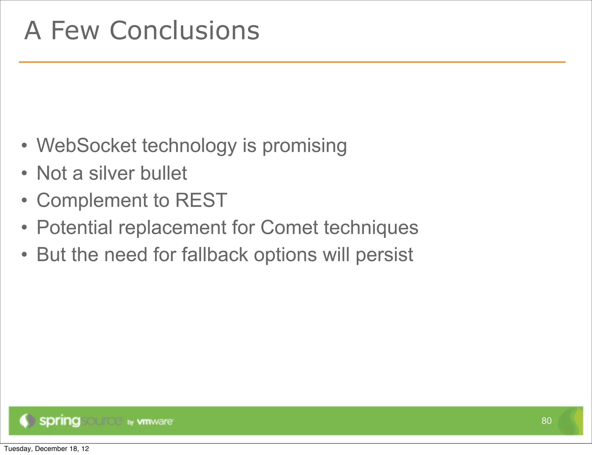 Building a Non-Trivial
     Application




                         80
 