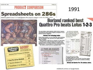 InfoWorld archive on Google Books 1991 