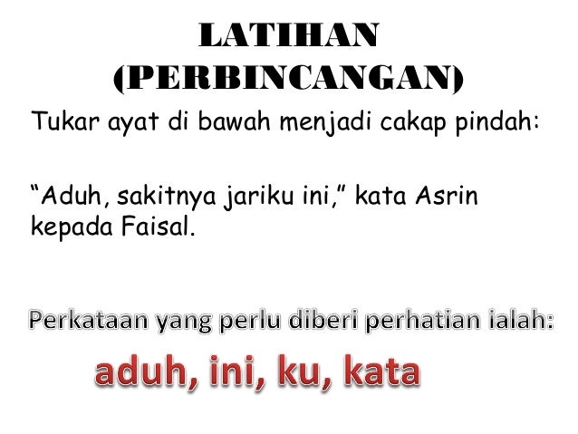 Cakap Ajuk Cakap Pindah