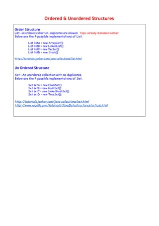 Aj unit2 notesjavadatastructures | PDF
