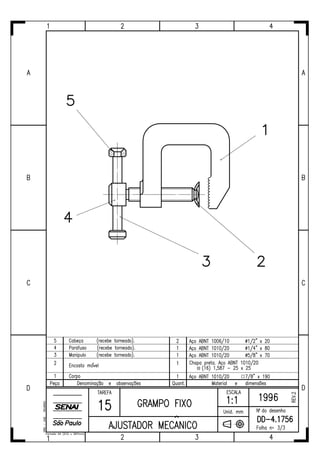 Ajustador mecânico tarefas