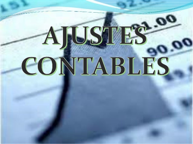 Resultado de imagen para que son partidas de ajuste