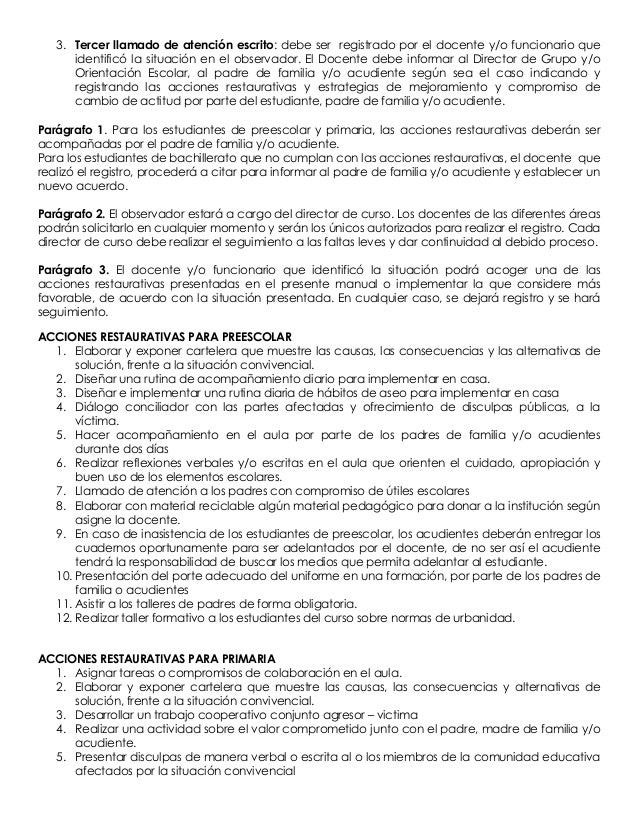 Ajustes Manual Situaciones Faltas Y Protocolos