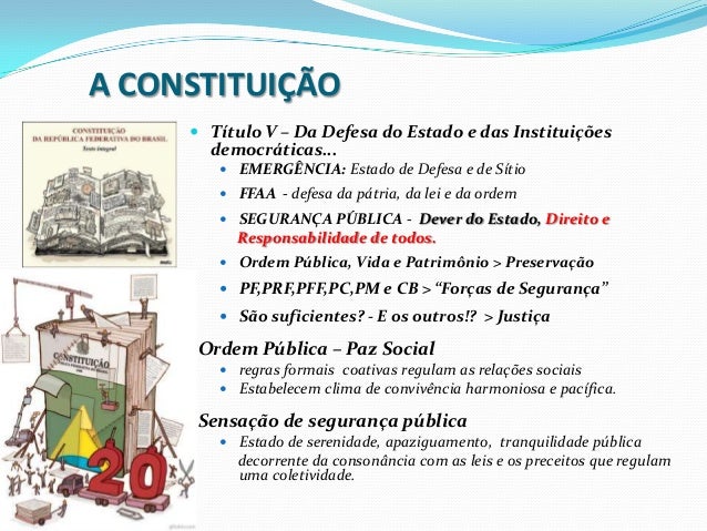 Resultado de imagem para Defesa do Estado e das Instituições na Constituição do Brasil