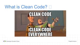 What is Clean Code? 🤔
 