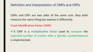 AK.2. Crash Modification Factors (CMFs) and Crash Reduction Factors ...