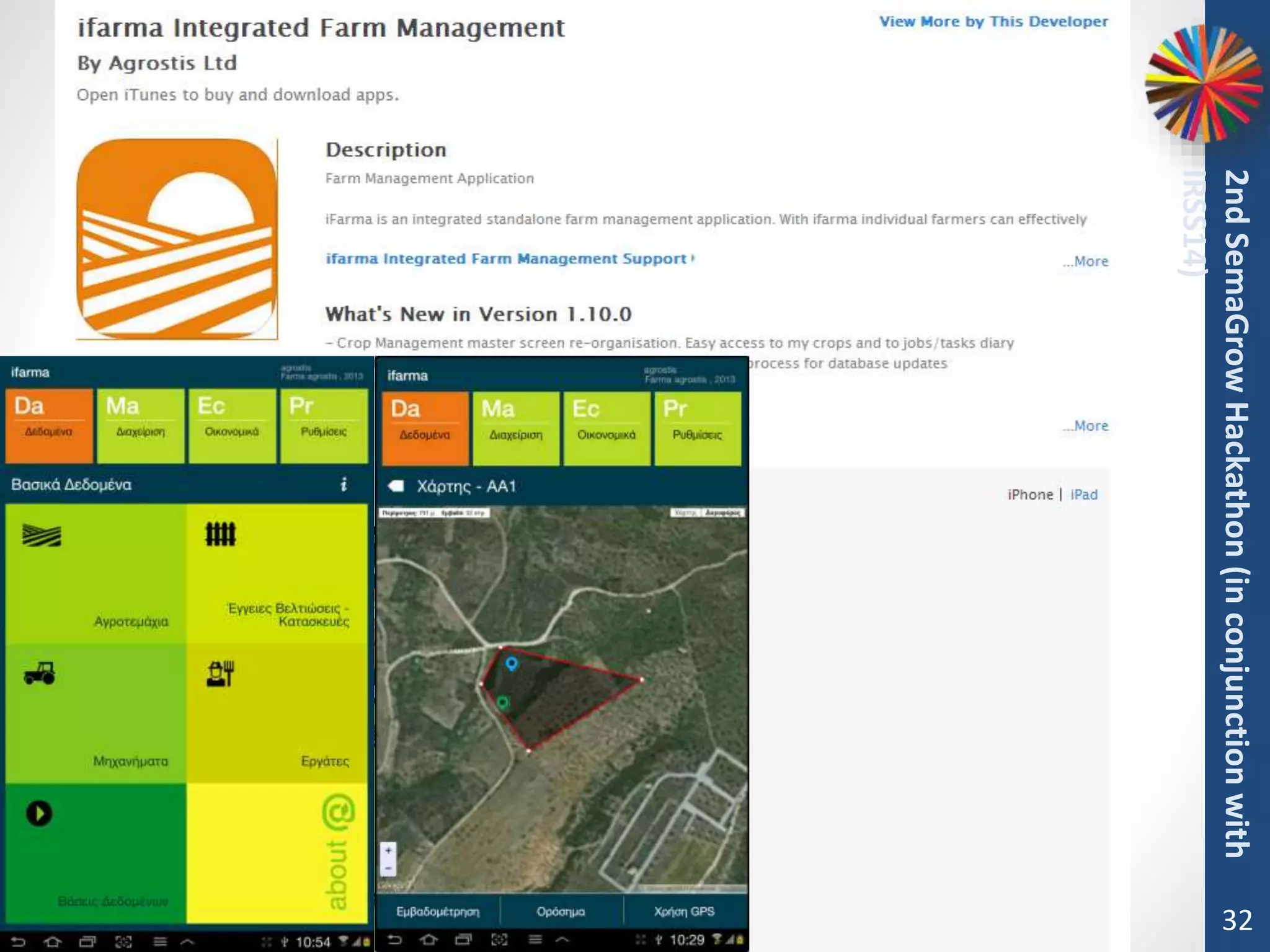 32
2ndSemaGrowHackathon(inconjunctionwith
IRSS14)
 