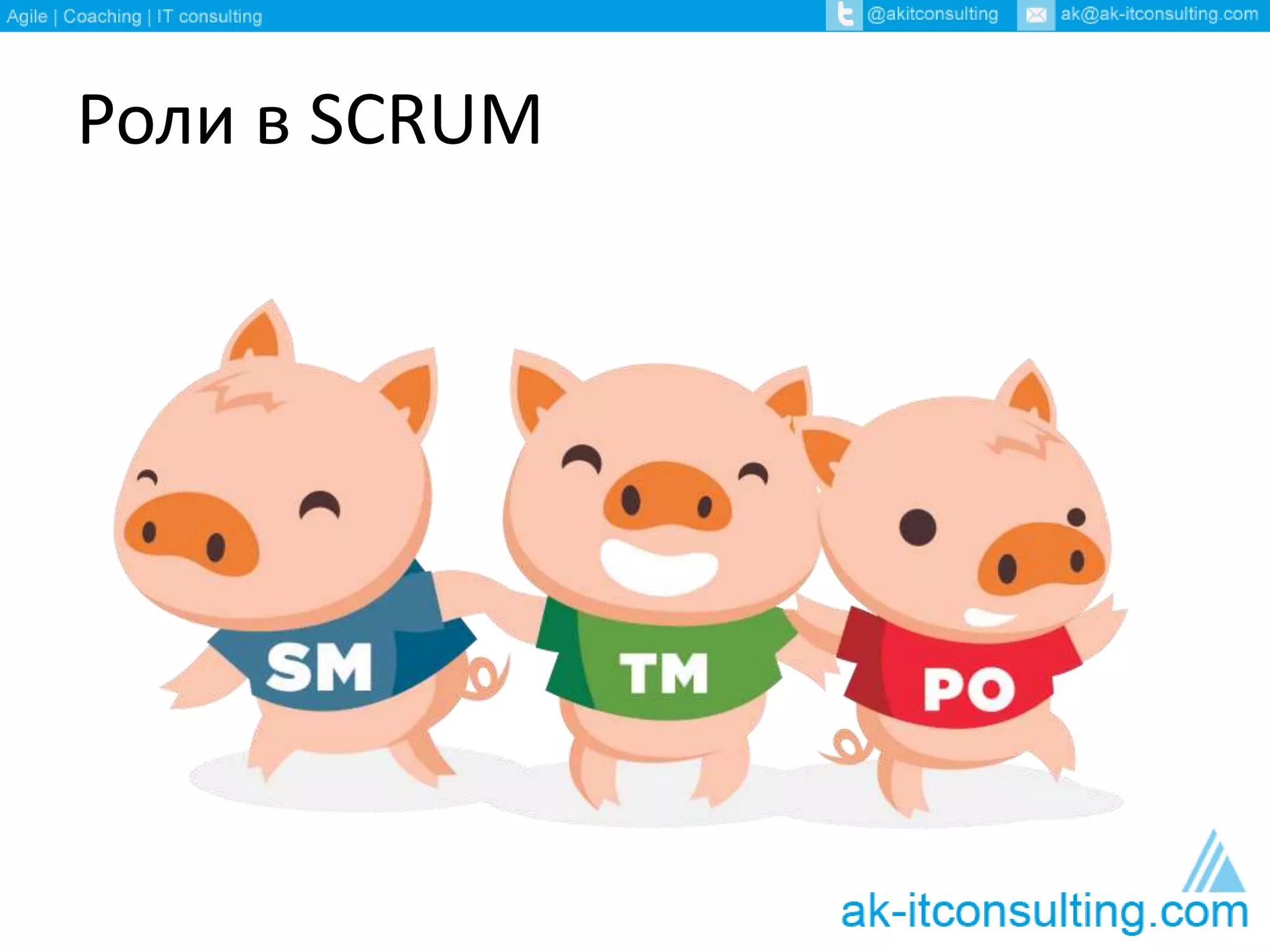 Роли в SCRUM
 