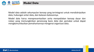 Modul Basis Data yang membahas model data | PDF