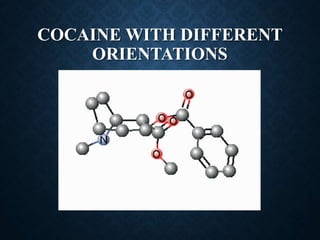 COCAINE WITH DIFFERENT
ORIENTATIONS
 