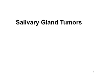 Salivary Gland Tumors
1
 
