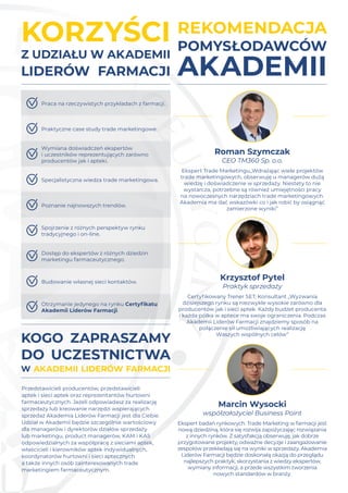 Akademia Liderów Farmacji | PDF