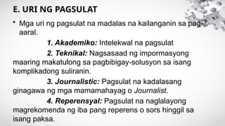 Ink Pagsulat AKADEMIKONG PAGSULAT LESSON for first week 1.pptx