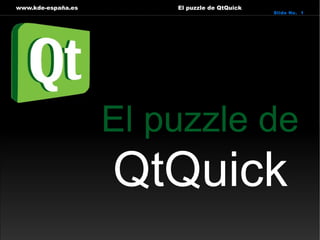 El puzzle de QtQuick 