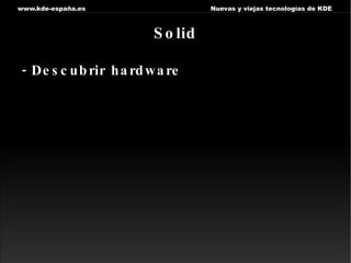 KNotification Permite “enviar” o “lanzar” notificaciones y eventos 