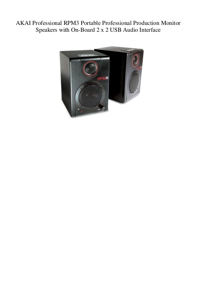 speakers for audio interface