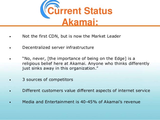 Akamai stock image