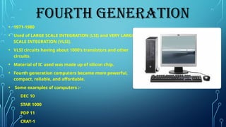 Generations of computers.pptx by Akanksha | PPTX