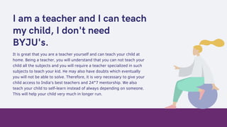 BYJU's training product pitch ppt