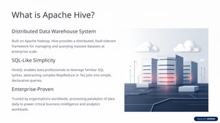 Big Data Analytics - Apache Hive | PPTX