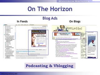 Marketing Beyond The Blog Buzz