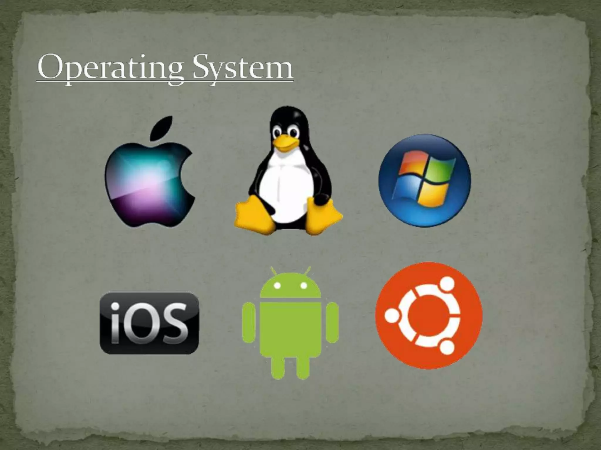 Types of operating system | PPTX