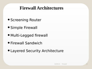 FIREWALL | PDF