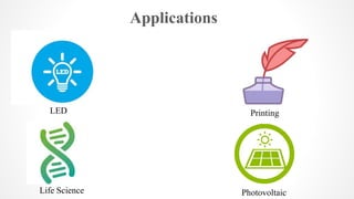 Applications
LED Printing
PhotovoltaicLife Science
 