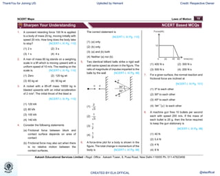 A@kash Physics NCERT Maps.pdf physics short notes physics short notes ...