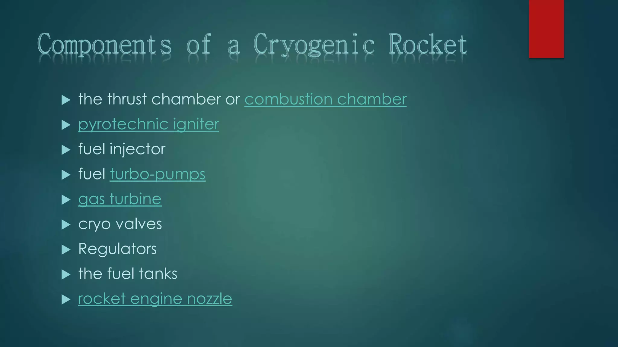 CRYOGENIC ROCKET ENGINE | PPTX