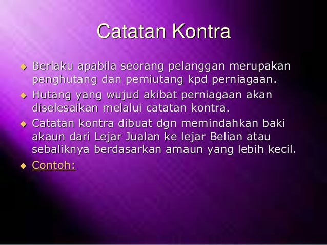 Contoh Jurnal Jualan - Contoh Now