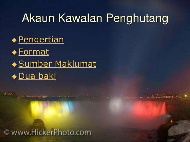 Akaun kawalan