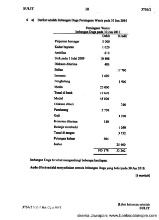 skema Jawapan: www.banksoalanspm.com
 
