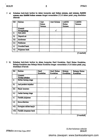 skema Jawapan: www.banksoalanspm.com
 
