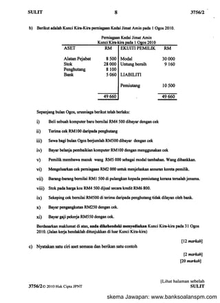 skema Jawapan: www.banksoalanspm.com
 