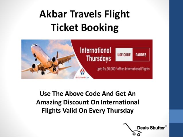 Akbar Travels Flight Booking