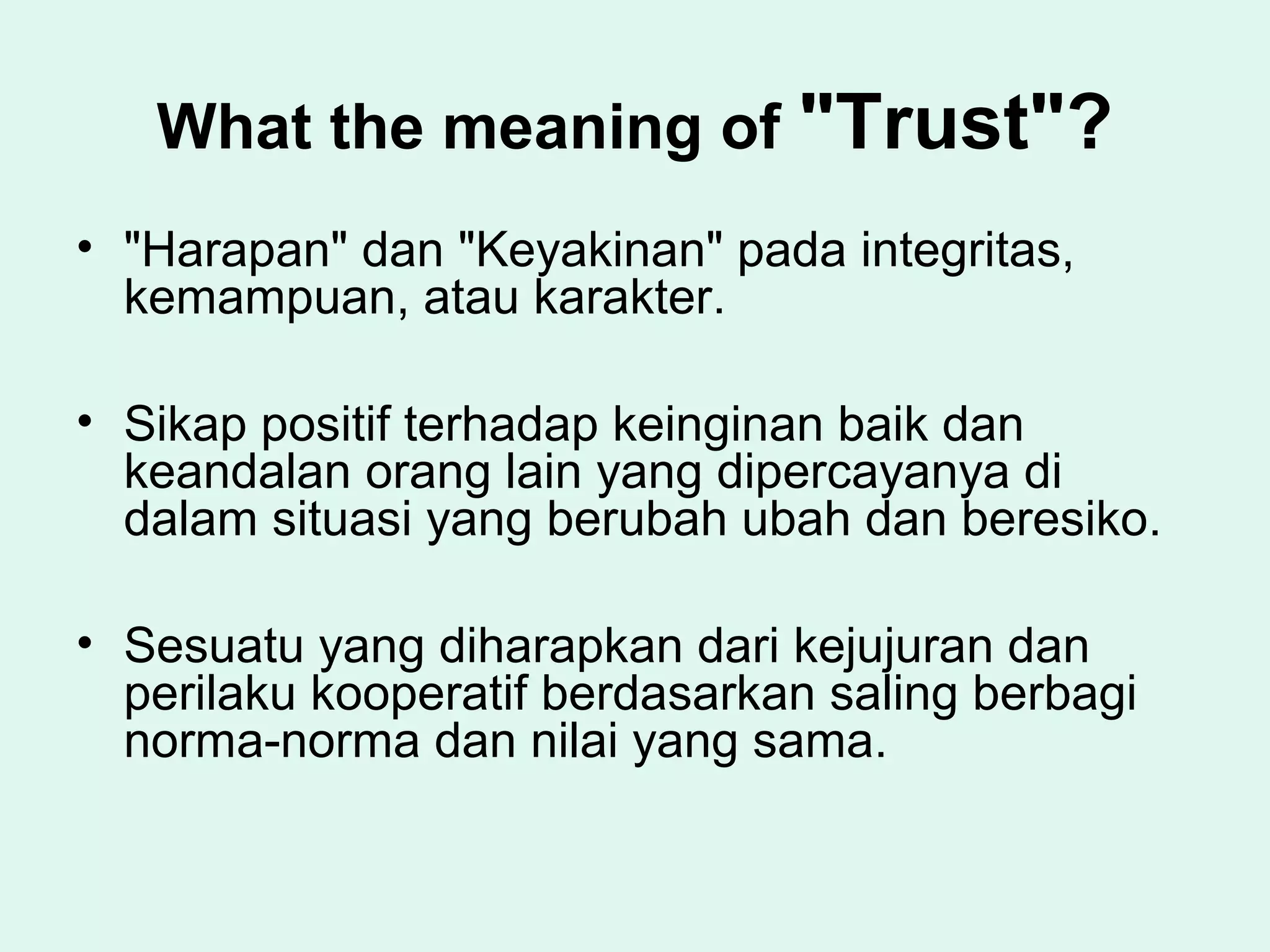 trust building in organization - Akbar - Swevel | PPT