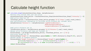 Calculate height function
 