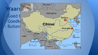 Waarom daar?
- Goed bereikbaar
- Goedkoop
- Buitenlandse bedrijven / afzetmarkt

 