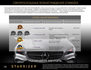 STARRIZER — Маркетинг план, презентация