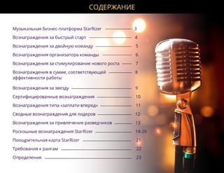 STARRIZER — Маркетинг план, презентация