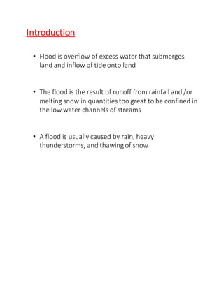 Flood project case study rk | DOCX