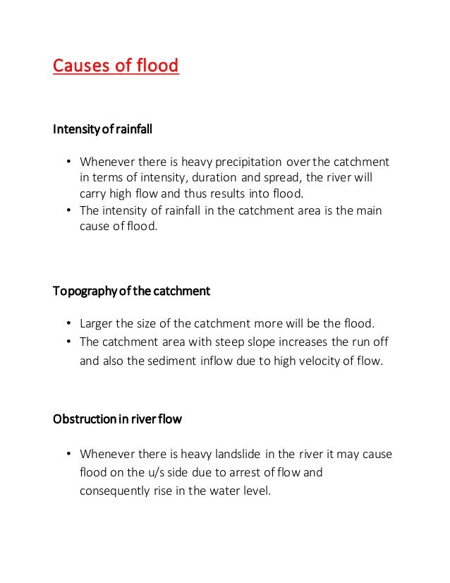 case study about floods