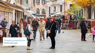 Shopping experience
Some years ago
 