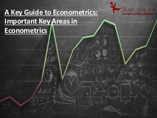 A Key Guide to Econometrics:
Important Key Areas in
Econometrics
 