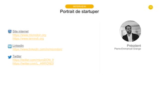 #PortraitDeStartuper #77 - microDON - Pierre-Emmanuel Grange Slide 10