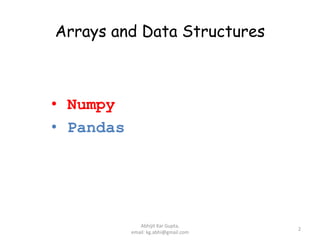 Python for Data Science and Scientific Computing | PDF