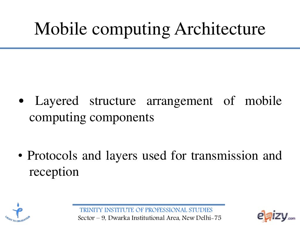 Mobile Computing Architecture