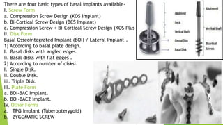 Recent Advances in Implanty Dentistry | PPTX
